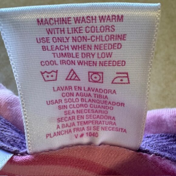 Girl Connection Stretch Pink Striped Dress sz 6 6X - Picture 6 of 9